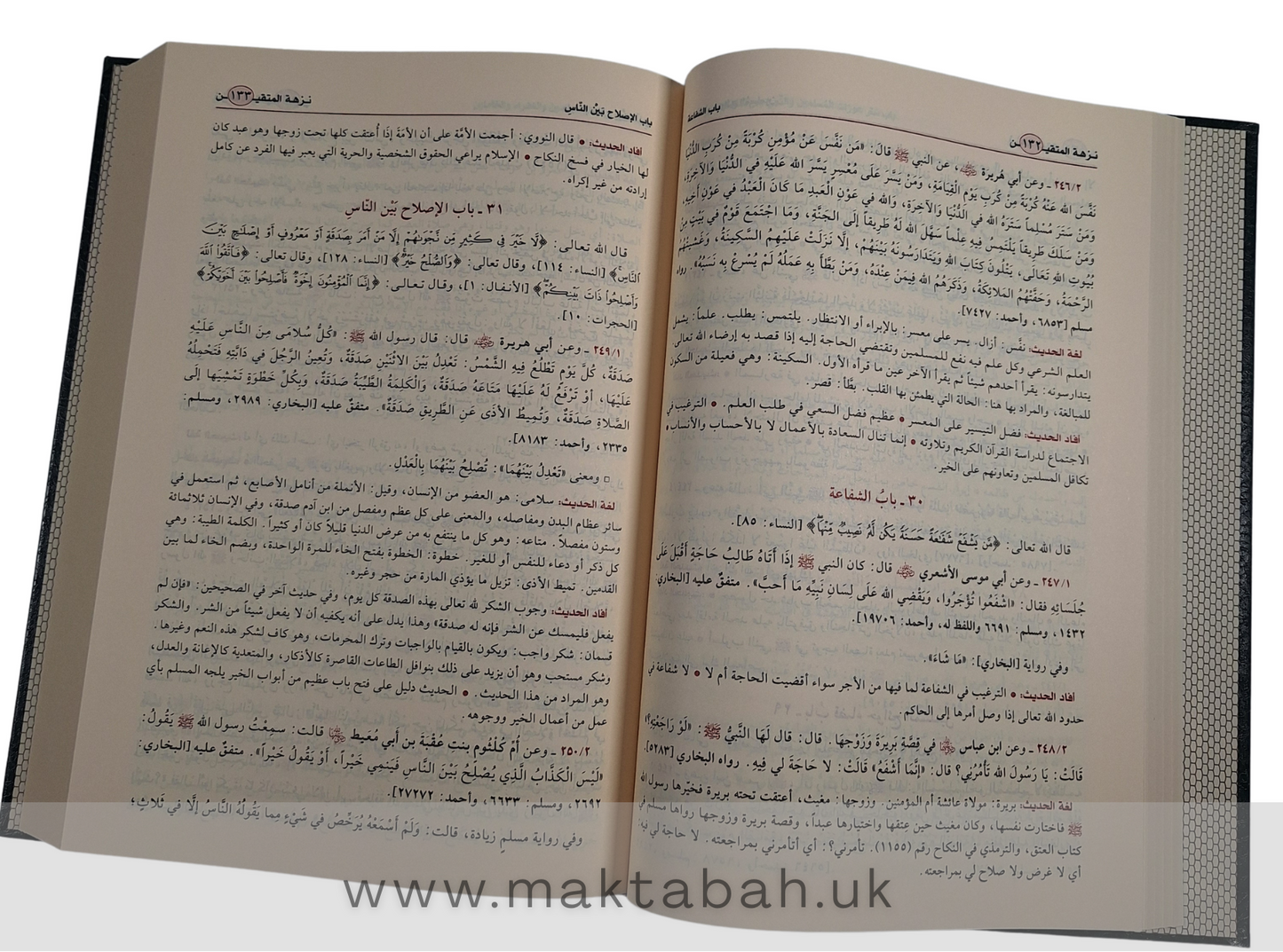 نزهة المتقين - شرح رياض الصالحين للإمام النووي - ألّفه د.مصطفى البغا وآخرون
