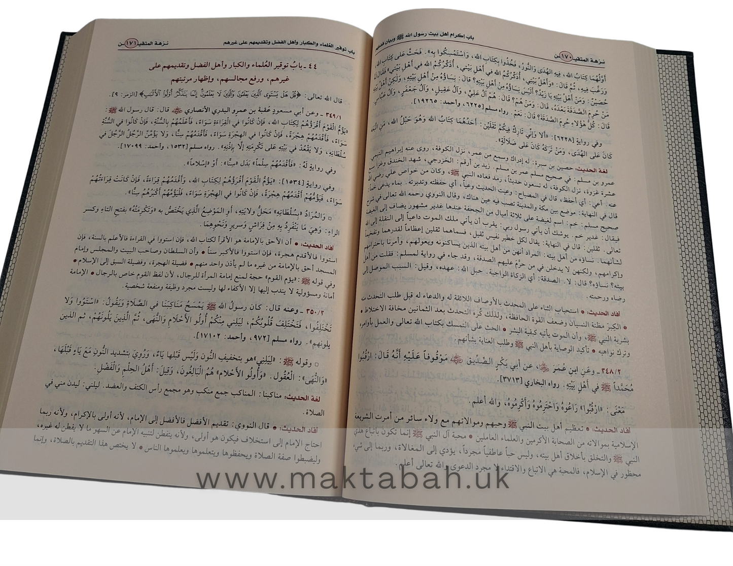 نزهة المتقين - شرح رياض الصالحين للإمام النووي - ألّفه د.مصطفى البغا وآخرون