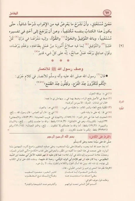 الكامل في اللغة والأدب - أبي العباس محمد بن يزيد المبرد | ط. مؤسسة الرسالة ناشرون (4 مجلدات)