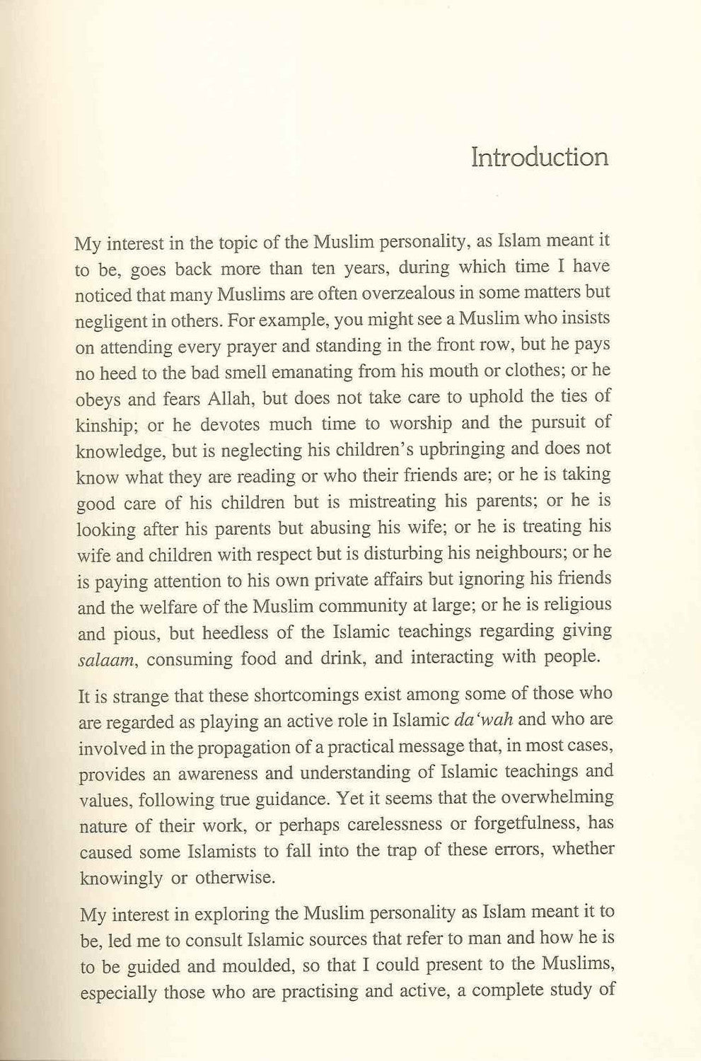 The ideal Muslim by Muhammad Ali Al-Hashimi